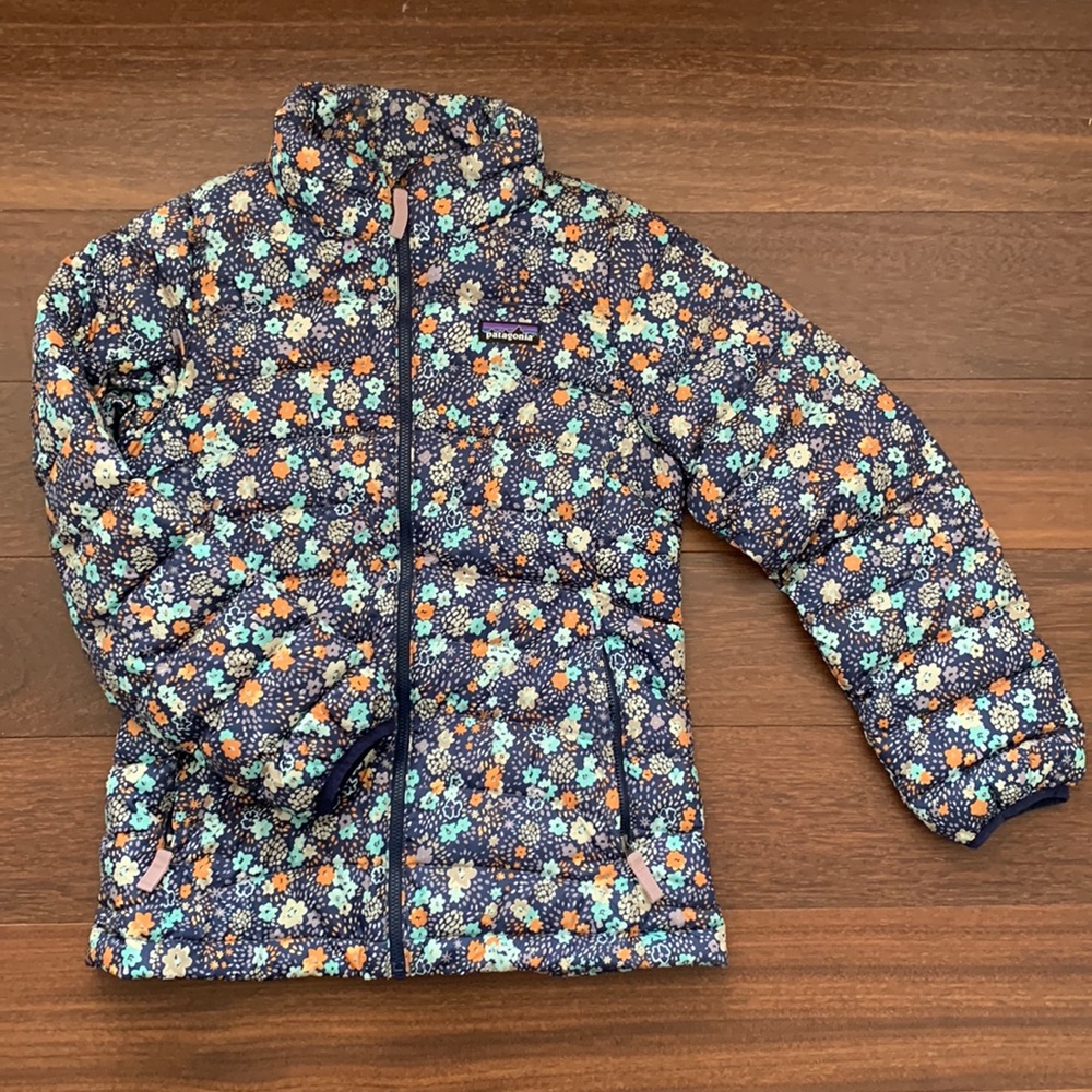 Patagonia Floral Puffer like new